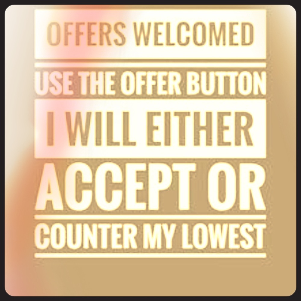 Reasonable offers welcome!
